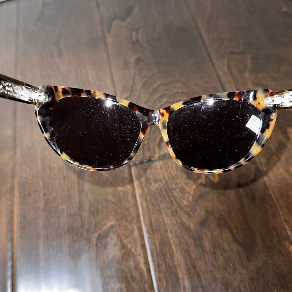 Brighton Tortoiseshell Cat-Eye Sunglasses with Dark Brown Lenses - Picture 6 of 9